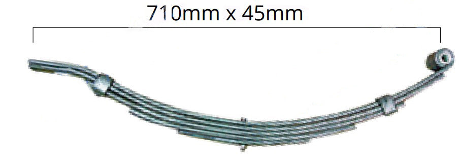 Trailer Slipper Springs 8mm Leaf