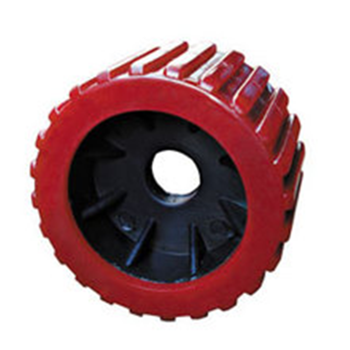 3" x 4" Poly Ribbed Wobble Rollers