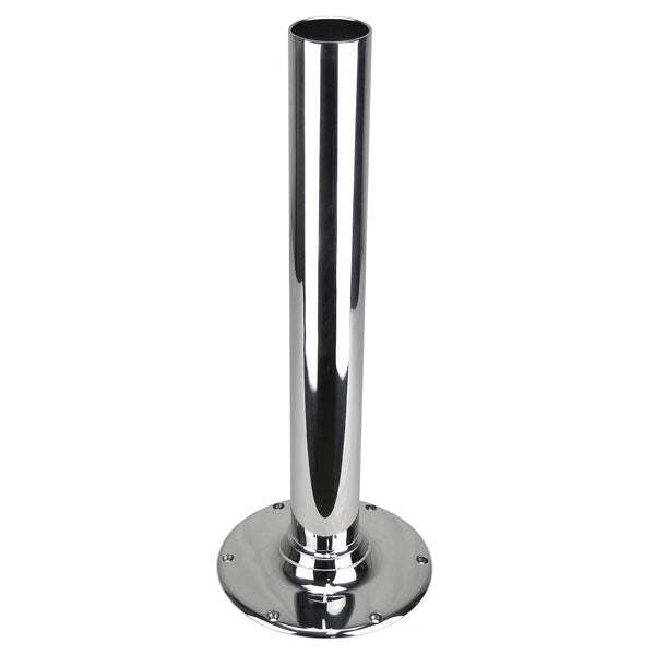 Relaxn Pedestal - Stainless Steel - Fixed Height