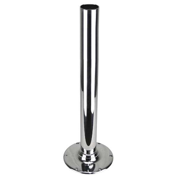 Relaxn Pedestal - Stainless Steel - Fixed Height