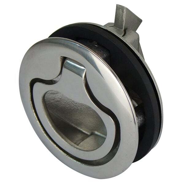 Pull Catches - Round Flush Stainless Steel