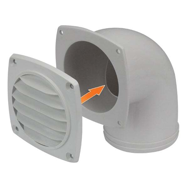 Vent - Surface Mounting 90 Degree Abs Plastic