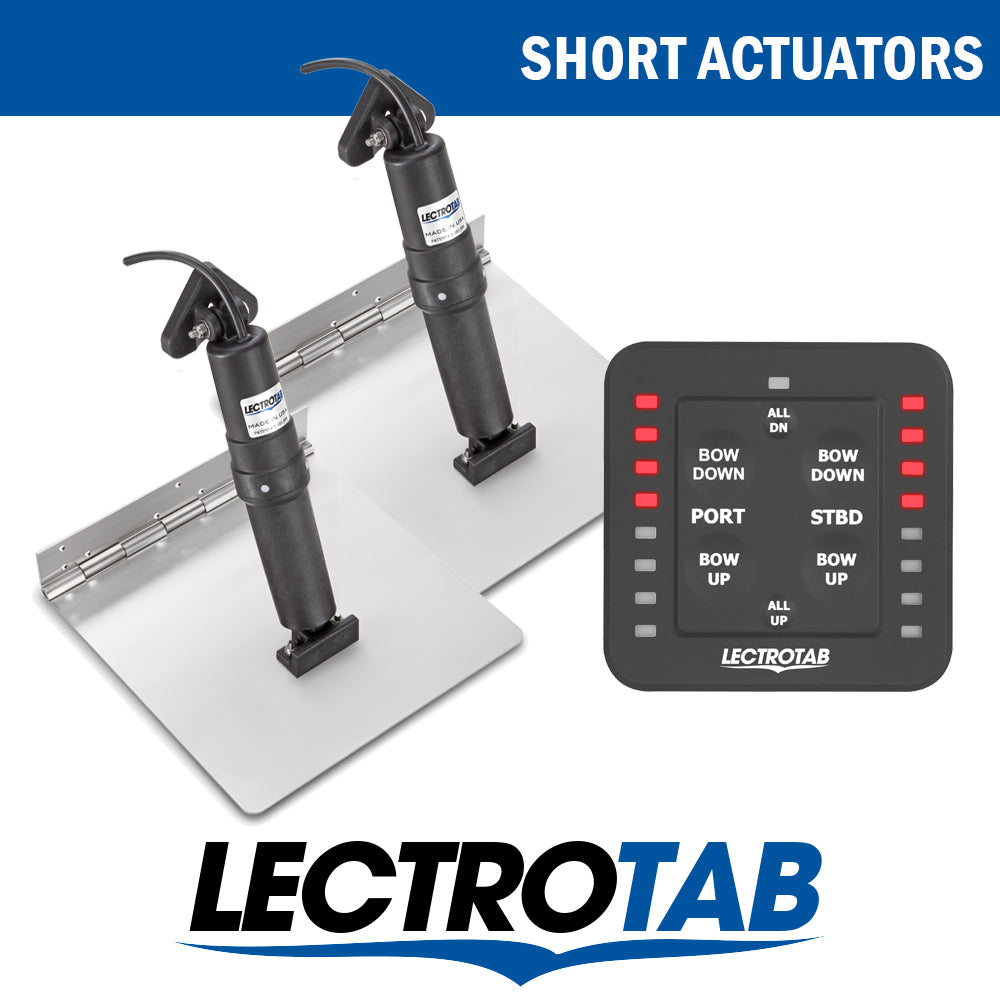 Lectrotab One Touch Switch Kit Stainless Tabs Short Actuator