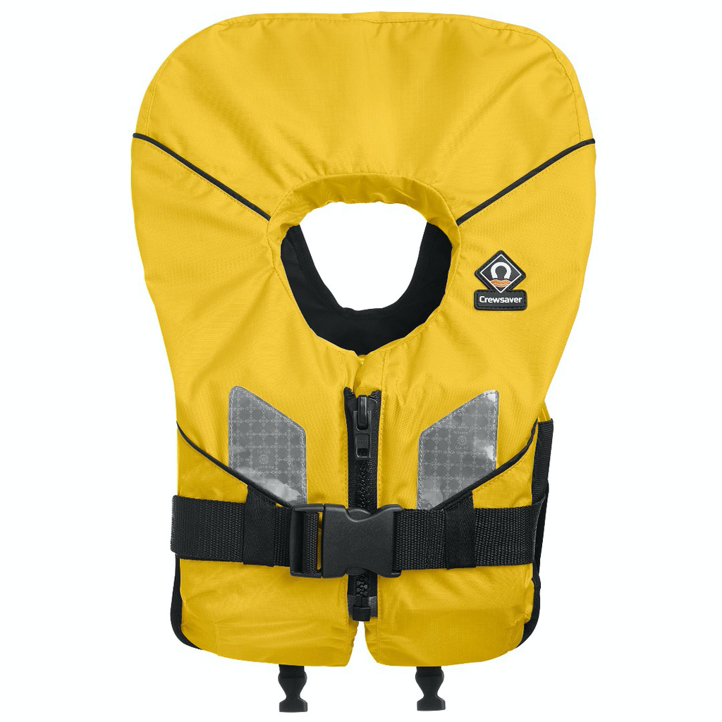 Crewsaver - Spiral 100N Child Lifejaclet - Large Child - Front Zip Yellow/Blue - Chest Measurement 57-70cm - 20-30kg